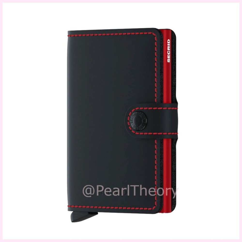 Aluminium Card Case With Rfid Protector, Corrected-Grain Leather